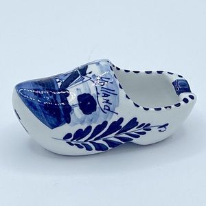 Blue & White Clog